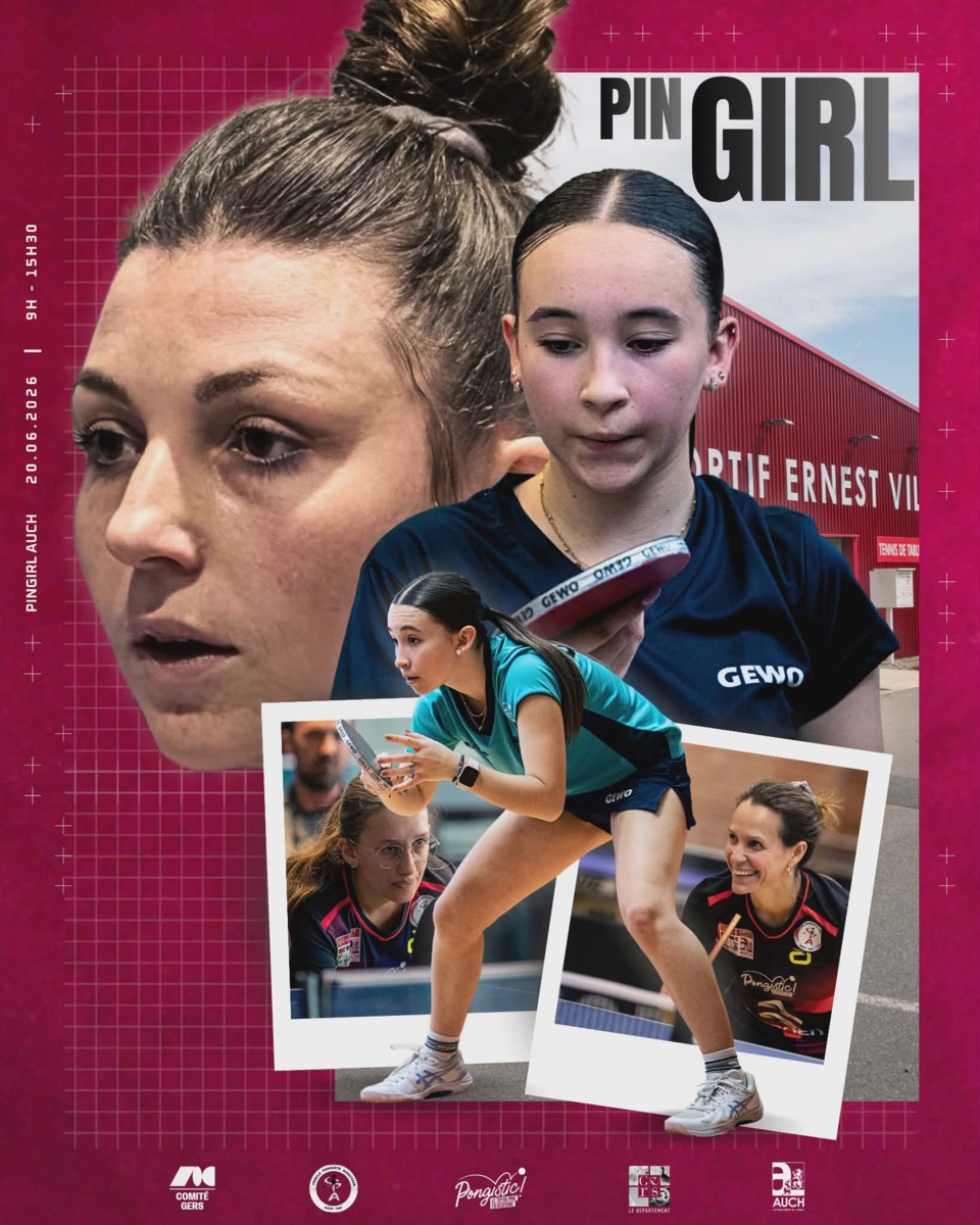 PINGIRL – Journée 100% féminine le 20 JUIN à AUCH