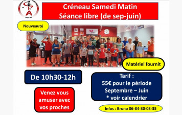 Samedi Ping Loisirs 10h30-12h