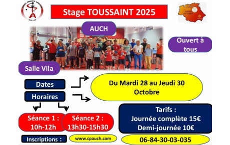 Activité Club Vacances scolaires TOUSSAINT 2025