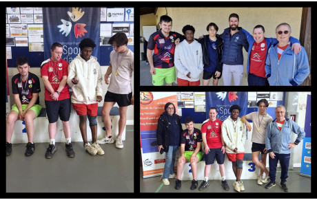 Para Tennis de Table Adapté Senior : de très beaux résultats pour le CP Auch !